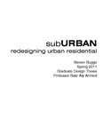 subURBAN : redefining urban residential