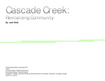 Cascade Creek revitalizing community