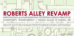 Roberts Alley Revamp: Introducing and Implementing Pedestrian Design Principles (Complexity, Transparency & Human Scale) in Fargo, ND